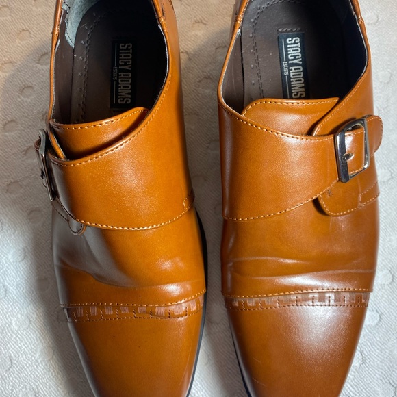 STACY ADAMS KIDS MACMILLIAN 
Cap Toe Monk Strap Dress Shoe - Picture 13 of 16